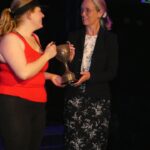 Post match Stella with trophy