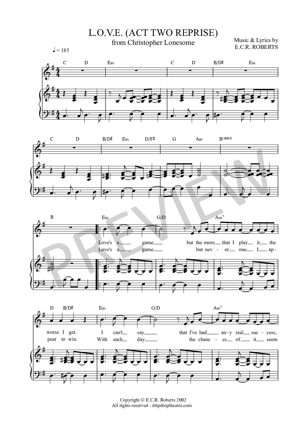 L.O.V.E. (Act Two Reprise)