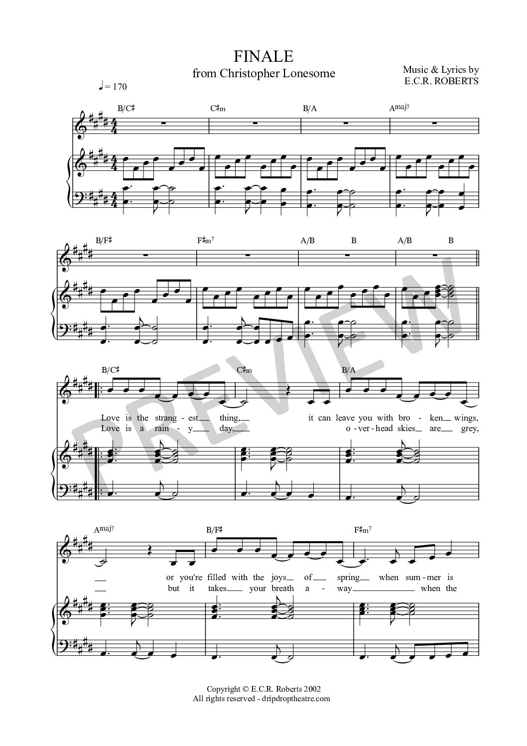Finale (Christopher Lonesome)
